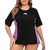 9/mo - Finance Halcurt Womens Boyleg One Piece Rashguard Padded Swimsuit UPF 50 Front Zip Surf - View #7
