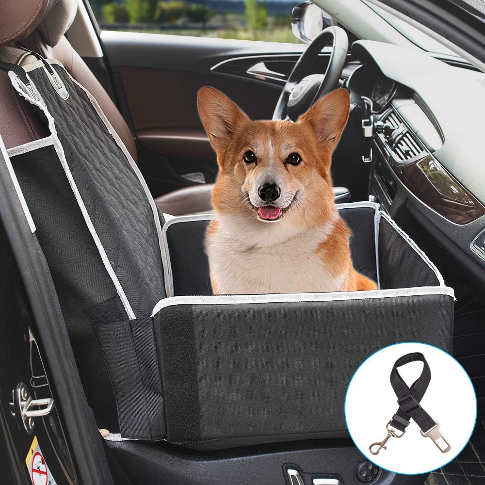 Dog Car Booster Seat, Upgrade 2 in 1 Pet Travelling Carrier Car Hammock