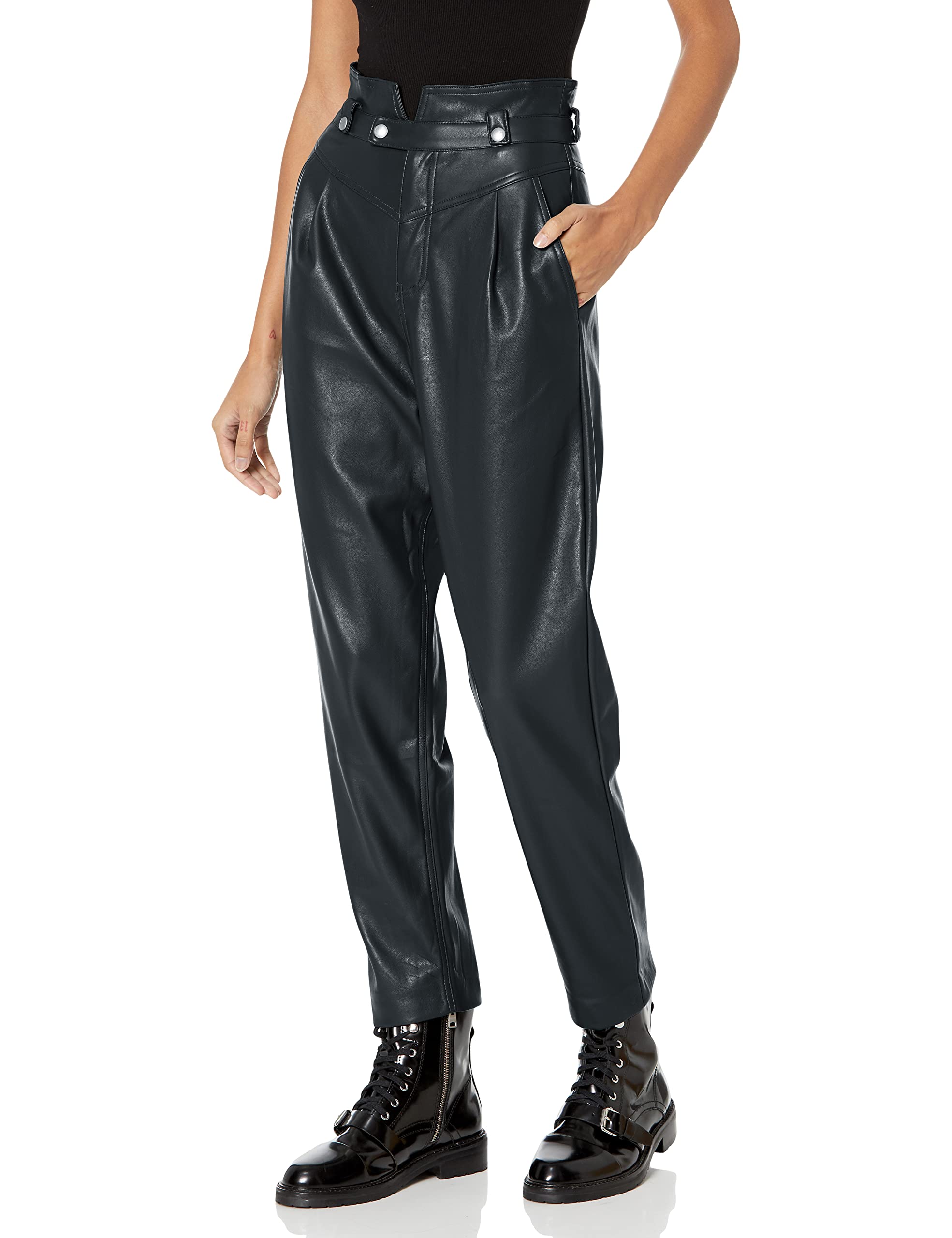 Photo 1 of [BLANKNYC] Womens High Waisted Pant Jeans, Black, 30 US