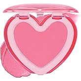 lilybyred Luv Beam Sherbet Cheek | Heart-Shaped Korean Cream Blush, Lightweight Melt-In Texture, Micro-Pearl Glow, Buildable Natural Color, Soft Radiant Finish, 0.12 oz. (06 Raspberry Topping)