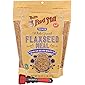 Bob's Red Mill Whole Ground Flaxseed Meal 16 Ounce Bundle with Measuring Spoons by Westkitch