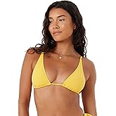 Roxy Women's Bikini Top – Adjustable Straps, Removable Pads, UPF 50+, Quick-Dry, Swimwear Top, Beachwear