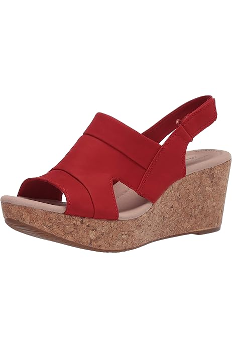 clarks women's annadel ivory wedge sandal