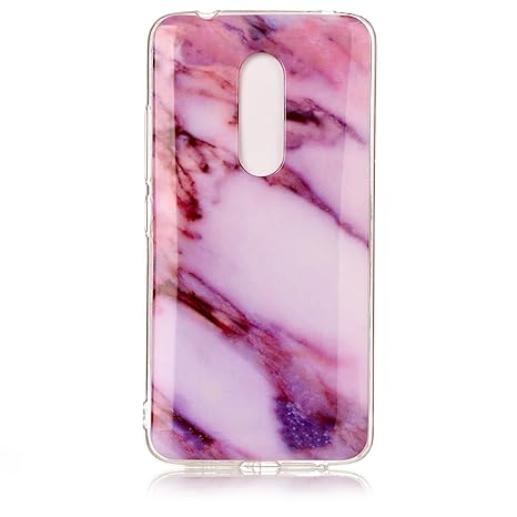 Funluna ZTE AXON 7 Hülle, Marmor Design Soft TPU Silikon Schutz Handy Hülle Handytasche HandyHülle Case Cover Tasche Schutzhü