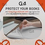 G4GADGET Transparent Self-Adhesive Book Cover Film 33cm x 3m Waterproof view 5
