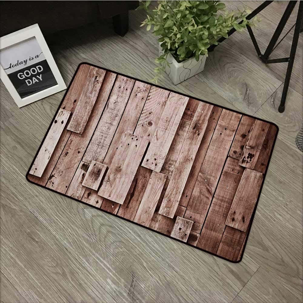 Amazon Com Anzhutwelve Wooden Durable Rubber Door Mat Vintage