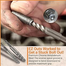 BSUXMAFG Screw Extractor Set, 11 Pieces Metric