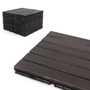 Deck Tiles Patio Pavers Acacia Wood Outdoor Flooring