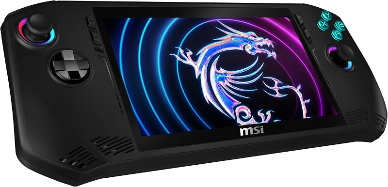Claw A1M-036 Gaming Handheld, 7 Pulgadas FHD 120Hz IPS Display Intel Core Ultra 5 Procesador 135H, 16GB RAM, SSD 512GB, Tarjeta gráfica Intel ARC, Windows 11 Home, Negro