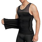 Men Body Shaper Slimming Vest Tight Tank Top Compression Shirt Tummy Control Underwear Moobs Binder