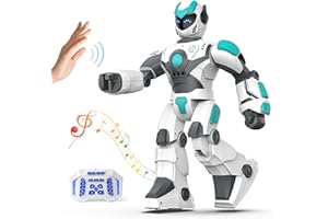 VATOS Remote Control Robot for Kids Extra Large, 15.4" Programmable RC Robot Toy with Sing Dance, Gesture Sensing & Voice Control Rechargeable Smart Toy for Boys Girls Toddler 3 4 5 6 8+