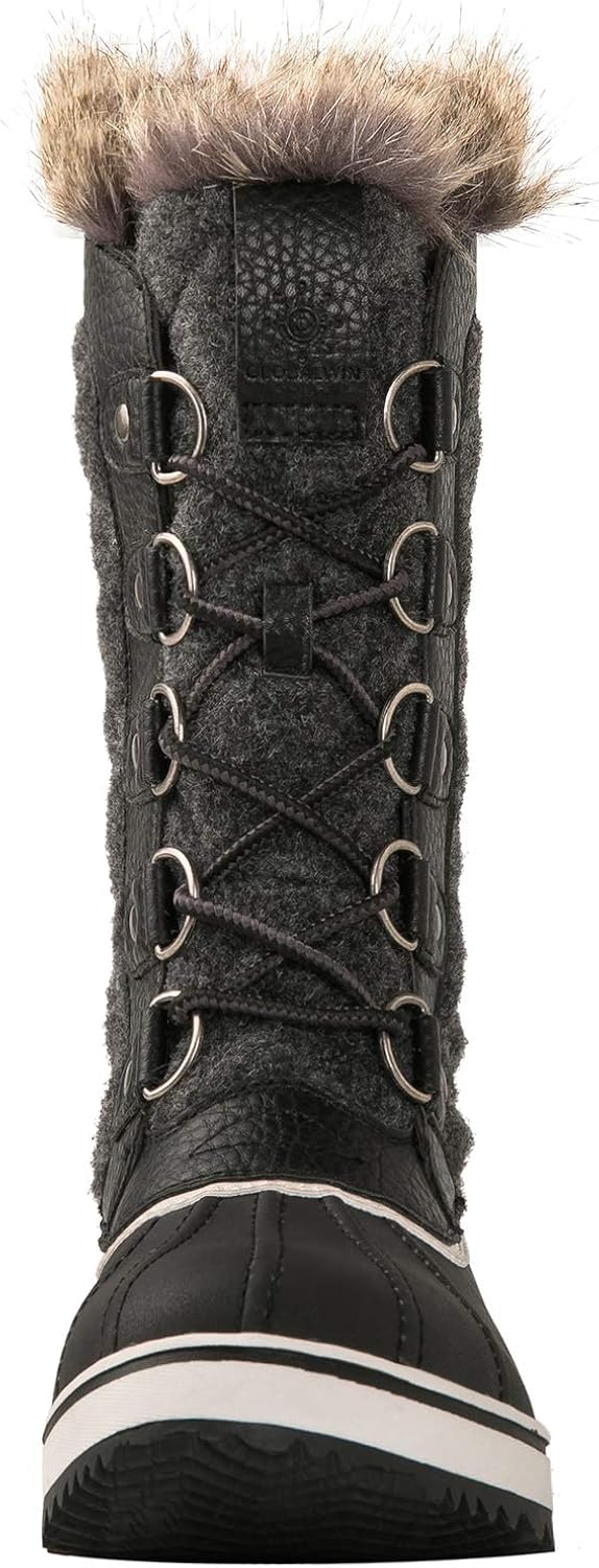  | GLOBALWIN Women's Asymmetrical Mid-Calf Fashion Snow Boots | Snow Boots