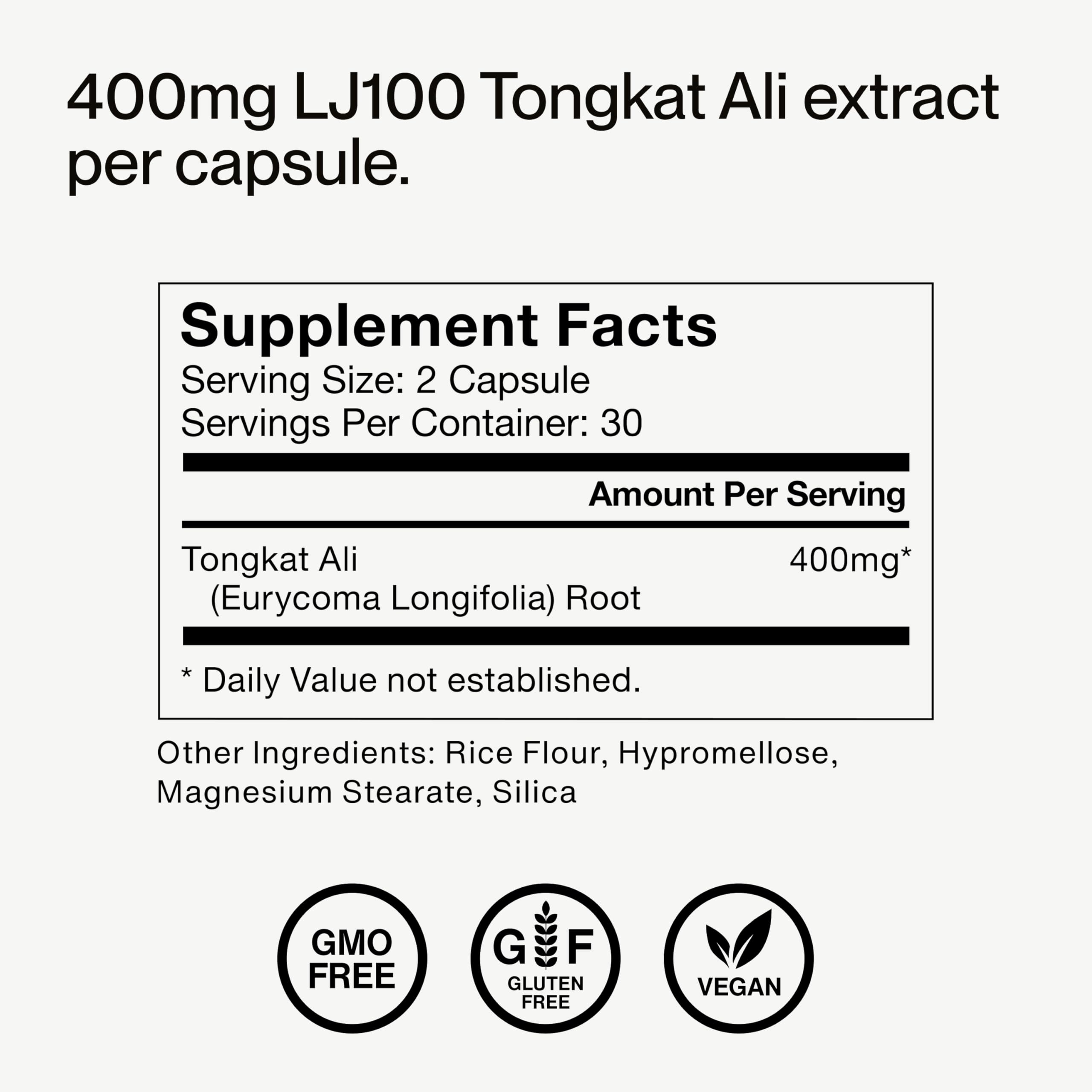 Momentous Tongkat Ali Supplement - Longjack Root Extract Powder for Men & Women - Supports Hormone Balance, Performance, & Mood - Natural Wellness - Informed Sport Certified - 400 mg - 30 Servings