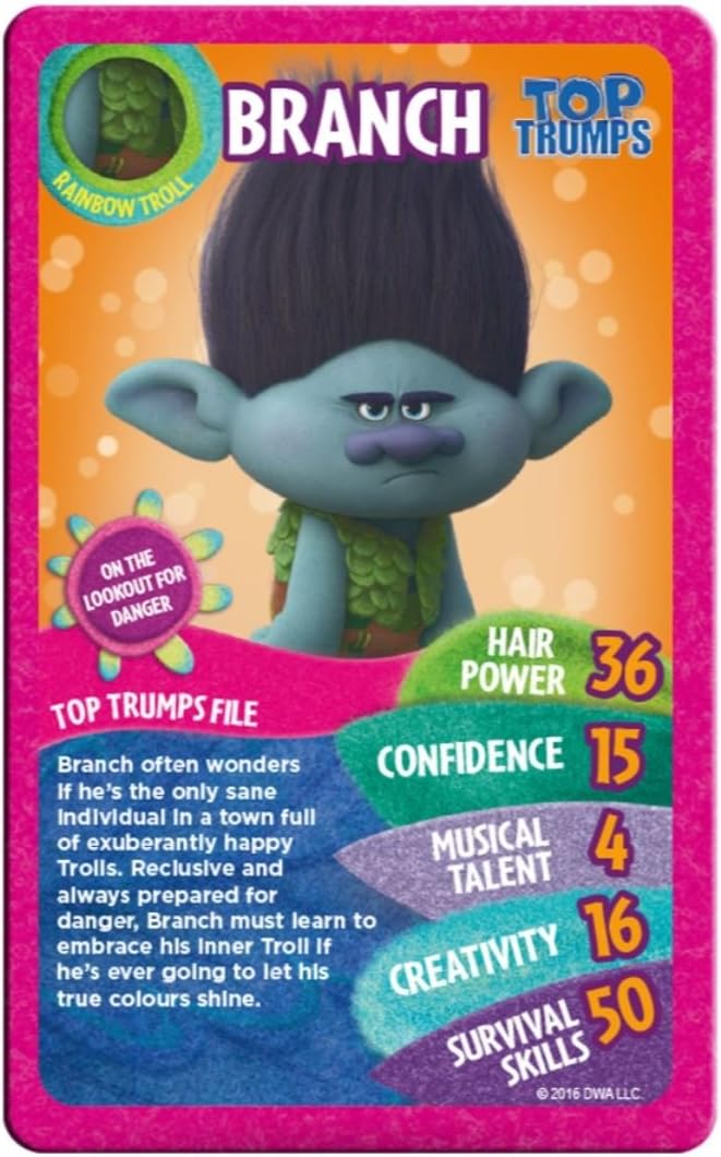 Trolls Top Trumps Card Game, 1 conjunto - Image 4