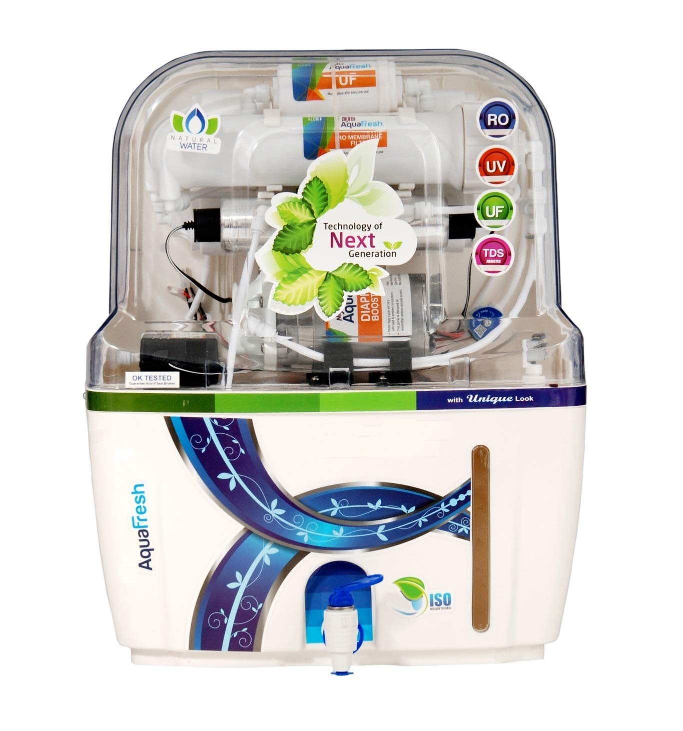 Acone Aquafresh Mineral Plus 16 Liters RO+UV+UF+TDS Control Water