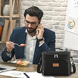 Lifewit Insulated Lunch Bag 9L 12 Cans Leakproof Water-Resistant view 8