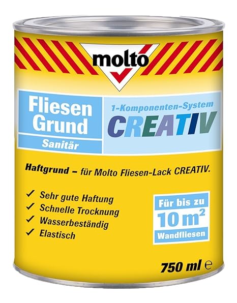 Molto Fliesengrundierung Creativ, weiß, 5087731