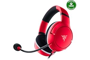 Razer Kaira X Wired Headset for Xbox Series Xs, Xbox One, Pc, Mac and Mobile Devices: Triforce 50mm Drivers - Hyperclear Card