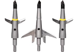 Swhacker #243 Broadheads | 150 Grain, 3.0″ Cut, 2-Blade, 3-Pack | Heavyweight Mechanical Broadheads for Maximum Damage