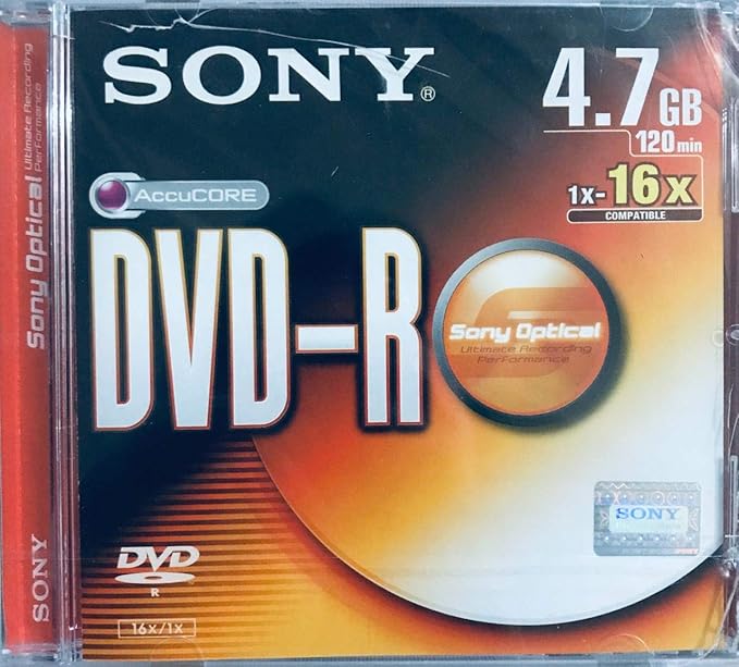 Buy Sony DVDR (4.7GB) 120min (1X16X) Blank DVD Online at Low