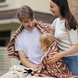 Snuggle Sac Zebra Blanket Brown Zebra Print Blanket