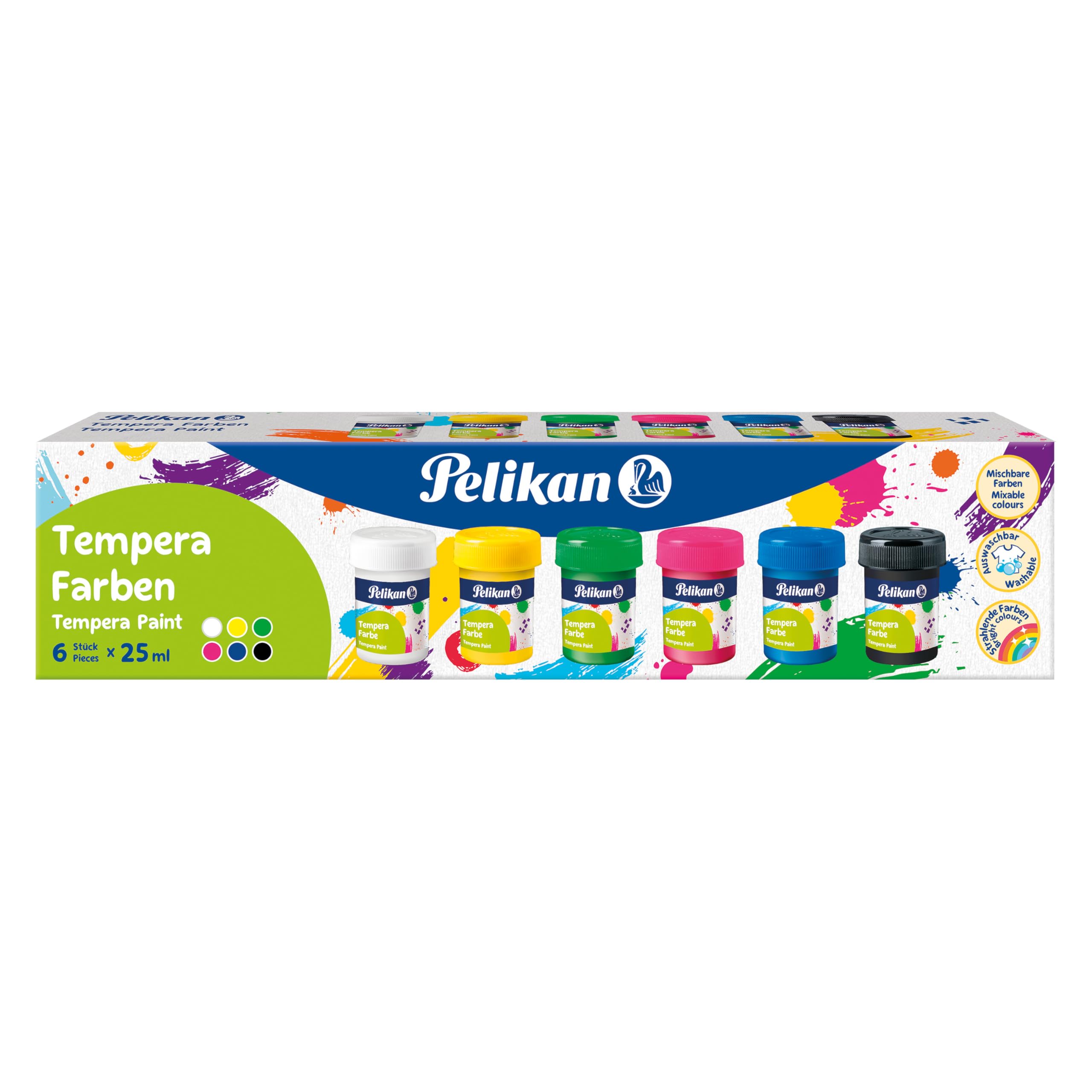Pelikan Tempera Paint Set Primary Colours