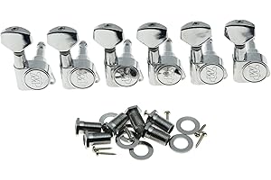 Wilkinson Chrome E-Z LOK Post Guitar Tuners Tuning Keys Pegs Machine Heads for Strat Tele