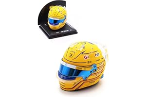 HTLNUZD New 1/5 Mini Helmet SF25 Miami GP for Hamilton Resin Simulation Model, Custom Collectible