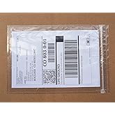 Premium 6.7'' x 10'' Resealable Adhesive Shipping Label/documents Pouches (50 Pack)