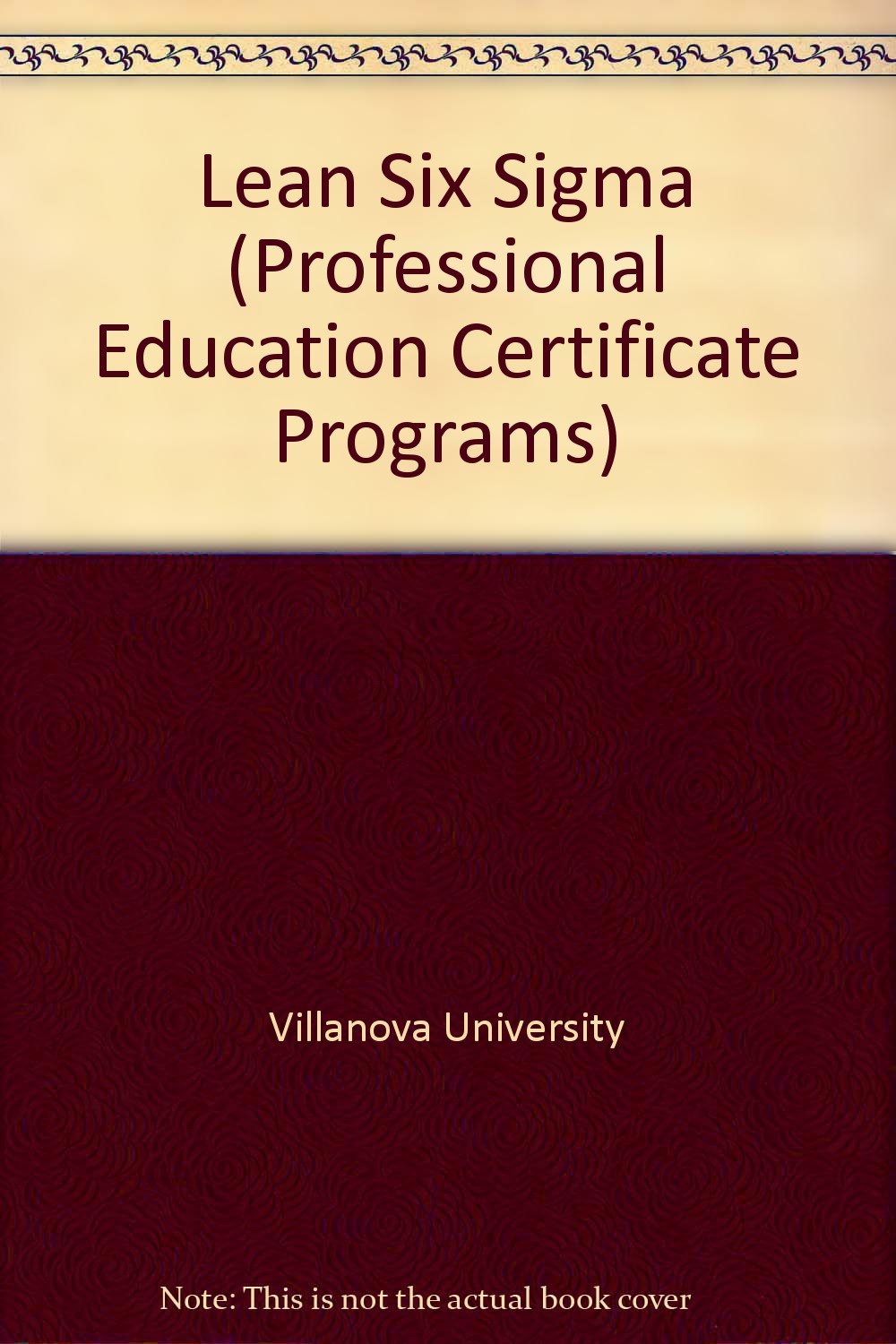 lean six sigma villanova