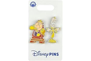Disney Pin - Beauty and the Beast - Cogsworth and Lumiere
