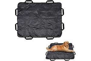 CHENGFU Dog Stretcher for Large Dogs, Dog Stretcher, Portable Stretcher, Emergency Animal Carrier Capable of Holding up to 300 pounds with 8 Handles(Gray)