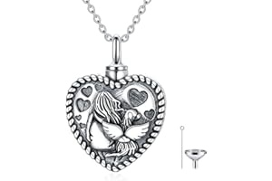 MEIDERBO Horse/Bunny/Dog/Cat Necklace 925 Sterling Silver Women with Animal Pendant Necklace Jewelry Gifts for Women Animal Lovers