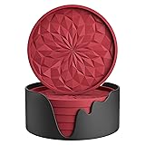 ME.FAN Silicone Coasters with Holder,[6