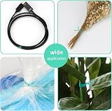 KINGLAKE 50m Garden Wire Ties Green Plant Ties with Cutter Soft Twist view 7
