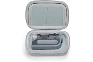 Bysameyee Hard Travel Case for Carson MicroBrite Plus 60x-120x LED Lighted Pocket Microscope (MM-300), Portable Carrying Bag Compatible for Bebang Pocket Microscope and LAKWAR Pocket Microscope