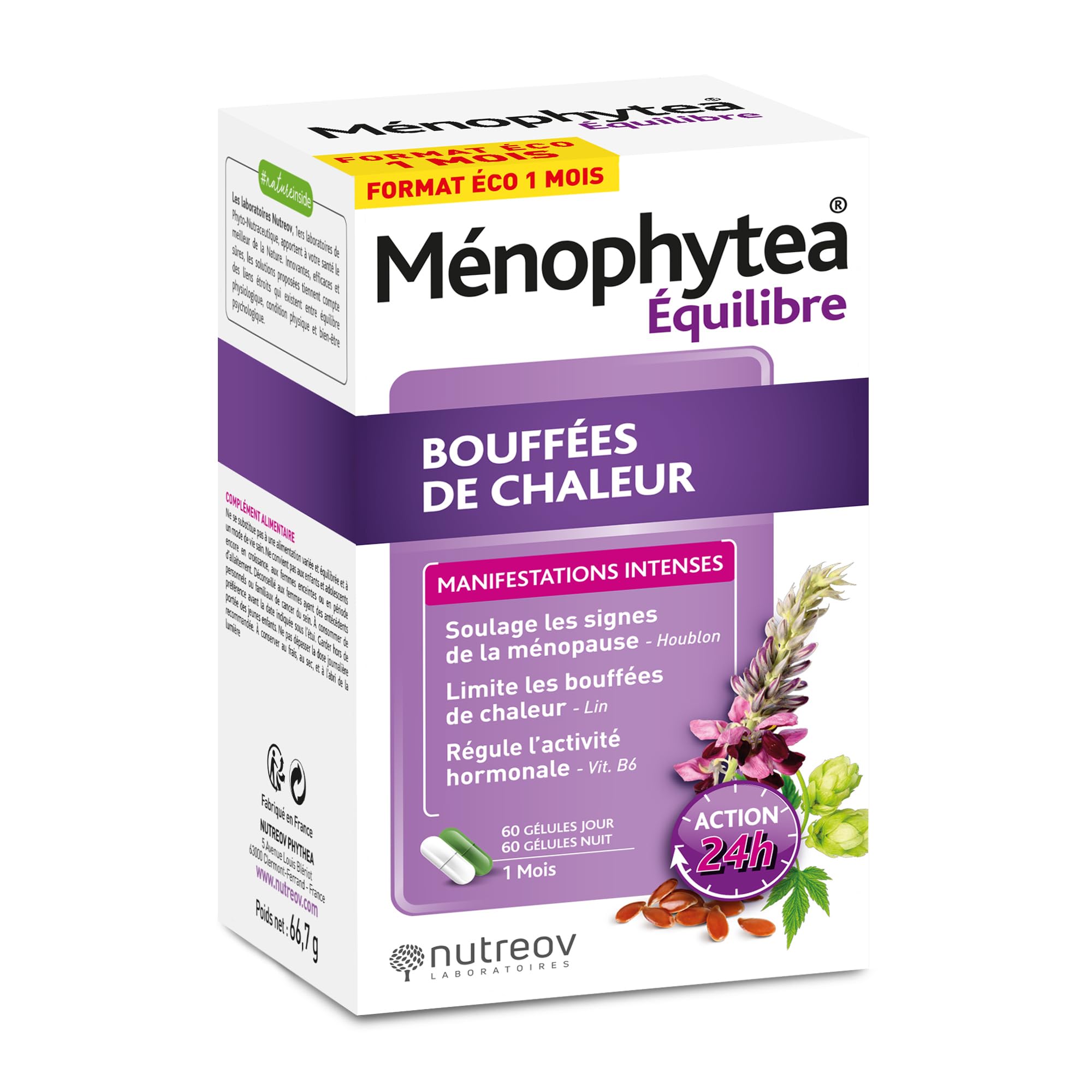 Nutreov Ménophytea Hot Flushes 120 Caspules