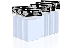 VKshop 600 Counts Standard Clear Card Sleeves, 66x91mm Premium PP Plastic Protectors for Trading Cards, MTG, Magic, Sports Cards & Photo Storage