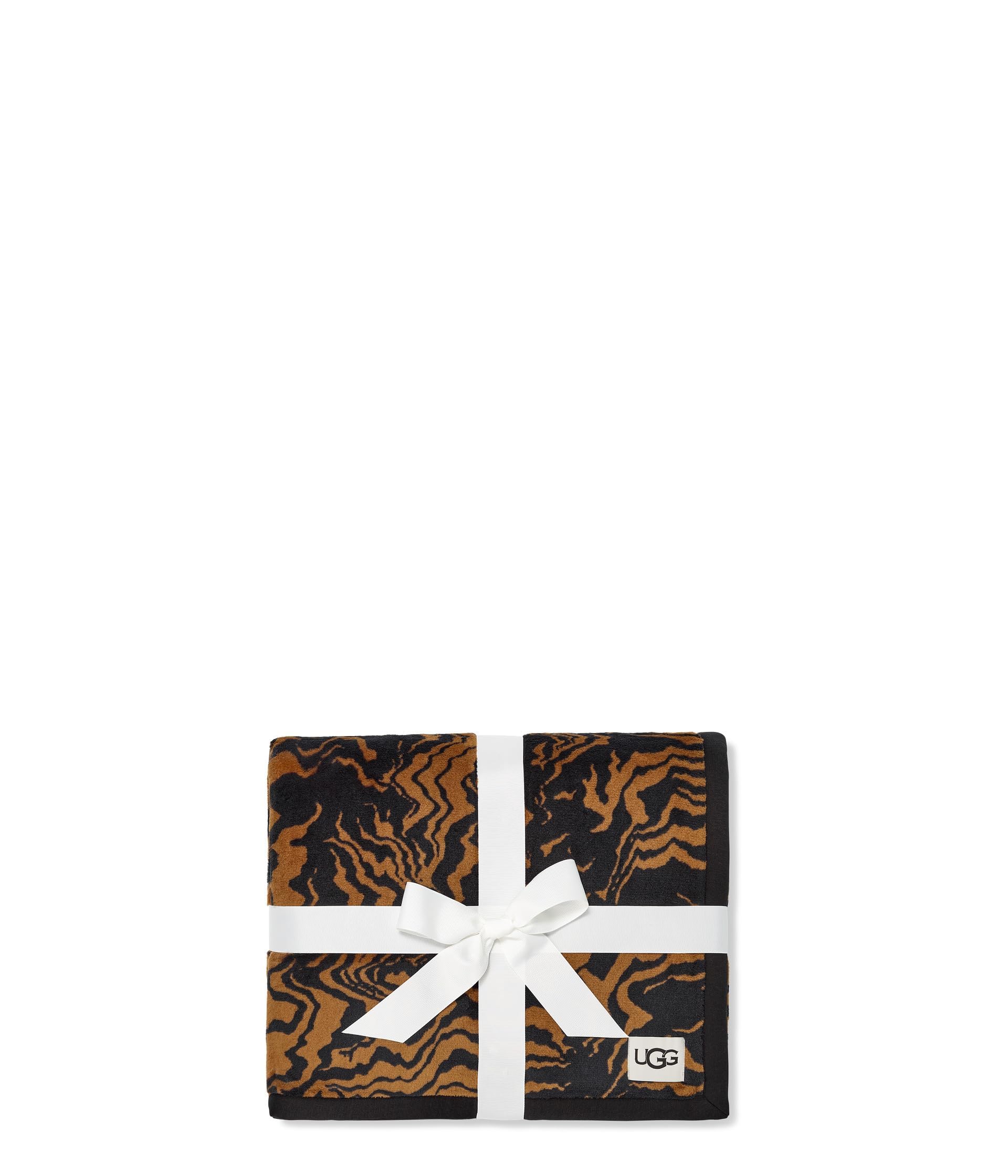 UGG Home Duffield Throw Ii Blanket, Chestnut Marble Jungle, NA Image