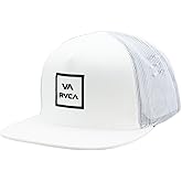 RVCA Mens Va All The Way Trucker, White, One Size