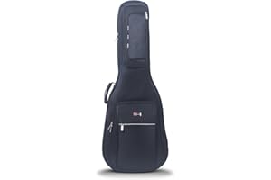 Crossrock Dreadnought Guitar Case Deluxe Series 30mm Padded, Backpack Style