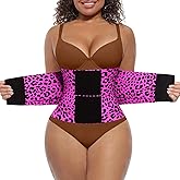 FeelinGirl Waist Trainer Workout Waist Cincher Trimmer Belt Tummy Control Body Shaper Triple Wrap Women and Men