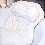 Luxury Bath Pillows for Tub Neck & Back Support - Extra Soft Mesh Bathtub Pillow Headrest | Jacuzzi & Bath Accessories for Wo