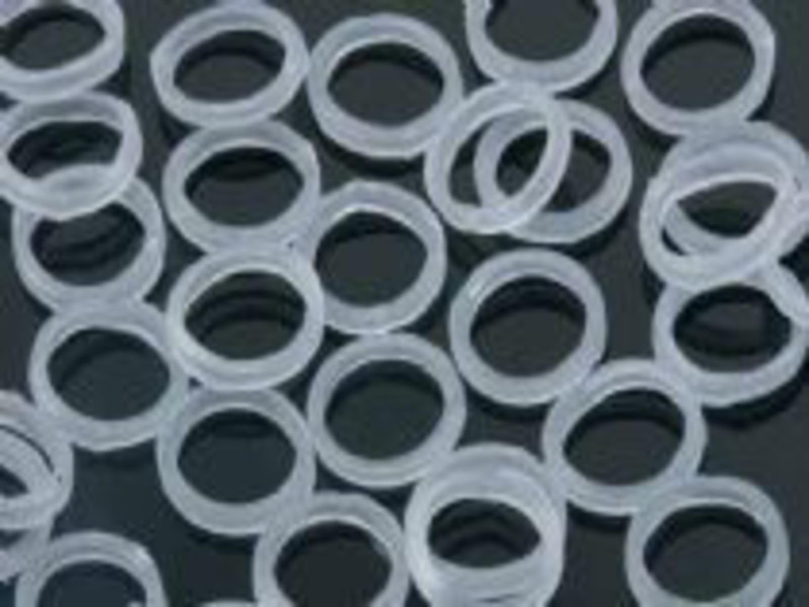 Clear - 5/16" X-Heavy 6 Oz. - Orthodontic Elastic -For Braces - Dental Rubber Bands