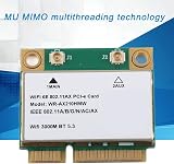 Annadue AX210HMW WiFi 6E Card Bluetooth 5.2 MU-MIMO Tri-Band Mini PCIE Laptop view 3