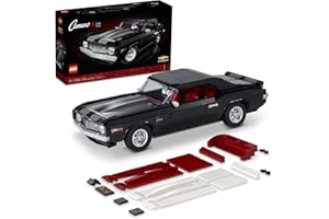 LEGO Icons Chevrolet Camaro Z28 10304, Customizable Classic Car Replica Model Building Kit, 1969 Vintage American Muscle Car, Great Gift Idea for Teens and Adults