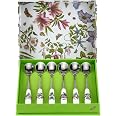 thumbnail image 2 of Portmeirion Botanic Garden Slotted Spoon, Stainless Steel With Porcelain Handle, 10 Inch, Made In UK 2 of 2