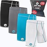 Real Men Athletic Underwear with ABCD Pouch - 1, 3 or 4 Pack with 6, 7 and 9 inch Inseam Nylon Boxer Briefs - XS to 5XL