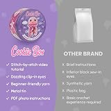 Cookie Box Original Crochet Kit for Beginners Jellyfish Jenny Amigurumi Gift Set view 9