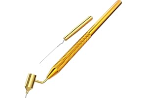 GOLD LABEL DETAILING Fine Line Fluid Writer Paint Applicator Pen | Precision Touch Up Paint | Perfect For Rock Chips and Scratch Repair | .5mm Tip Brass Construction